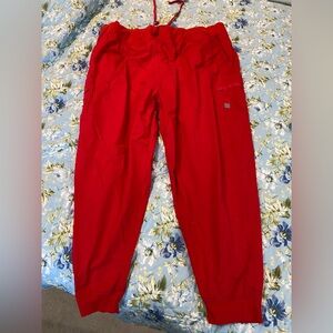 UA red jogger scrub pants size 4X